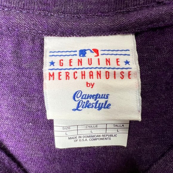 Genuine Merchandise by Campus Life Woman’s Shirt sz Lg Colorado Rockies Baseball - Picture 8 of 9